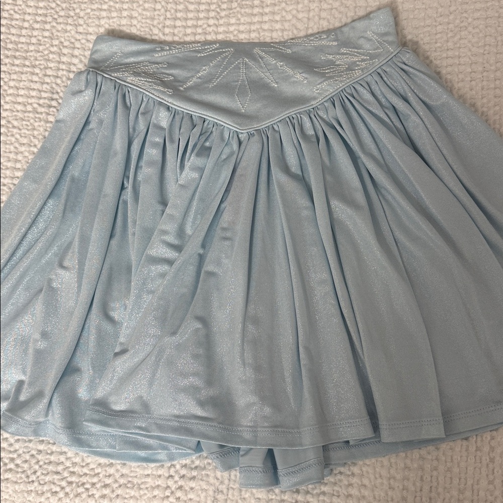 Disney Frozen Shimmering Ice Blue Skater Skirt